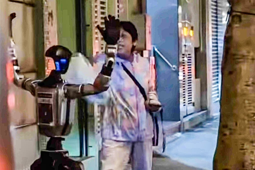 A screengrab from a video showing the incident in Macau. Photo: Handout