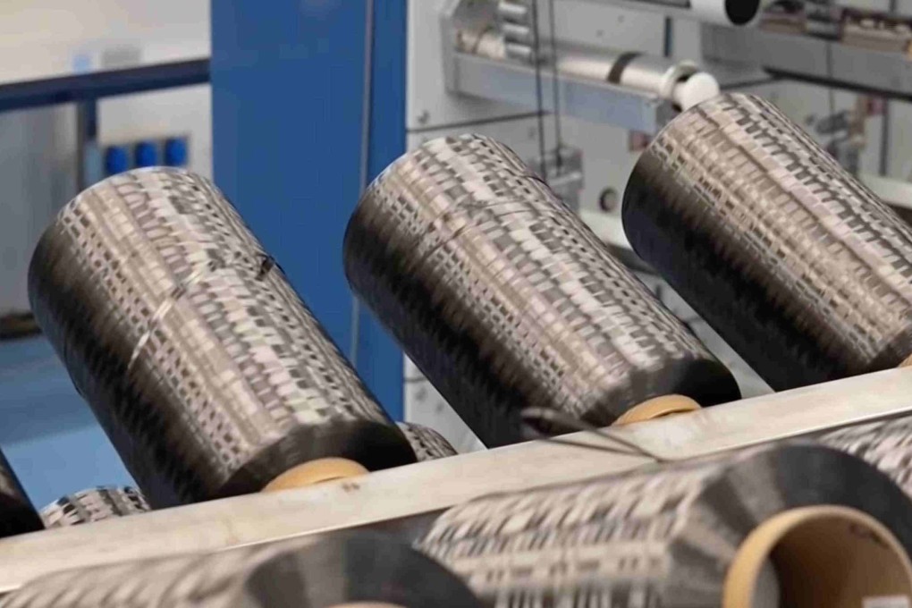 State media says China is the first country to mass produce the strongest carbon fibre available, a development with implications across a number of hi-tech sectors. Photo: CCTV