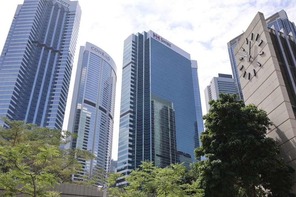 Swire’s underlying profit rose on asset disposals, but falling property valuations weighed on results. Photo: Nora Tam