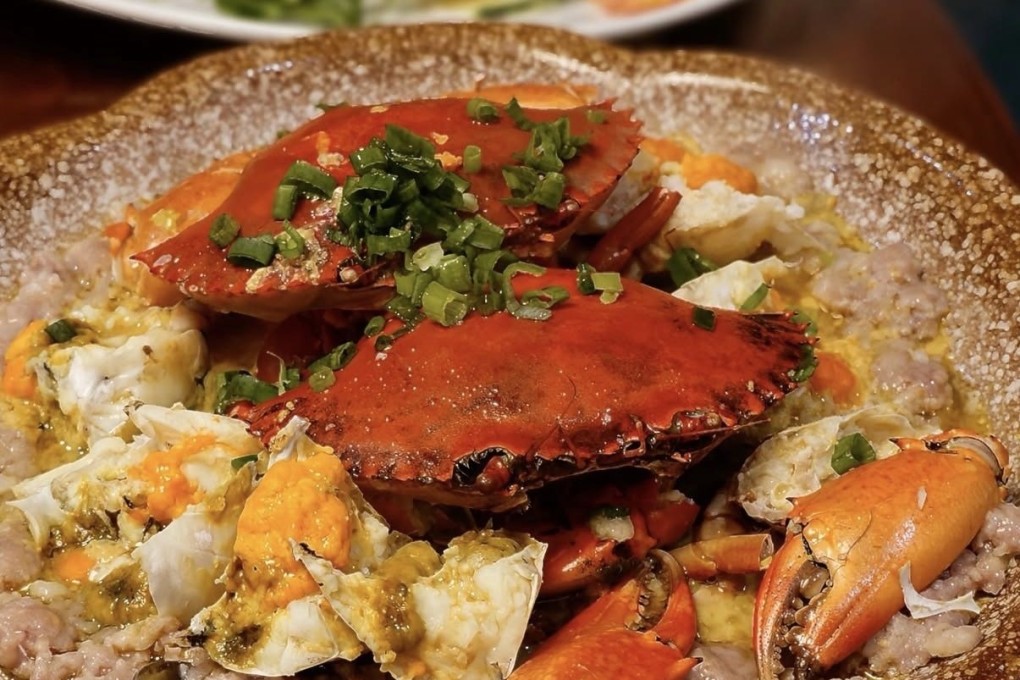 A crab dish at Ho Ho Chak in Hong Kong. The restaurant in Tsim Sha Tsui is one of eight new entries in the 2026 Michelin Guide Hong Kong and Macau’s Bib Gourmand selections. Photo: Instagram/hohochak.hk