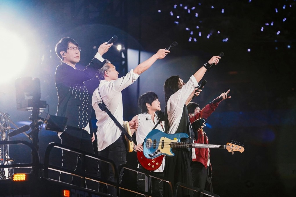 Taiwanese band Mayday performs at the Kai Tak Stadium in May 2025. Photo: Handout