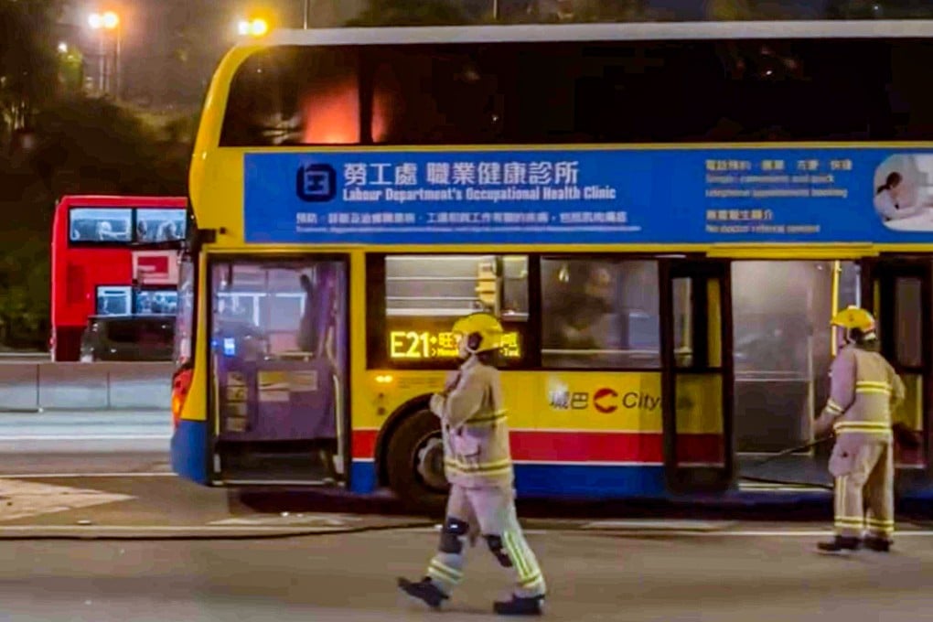 Firefighters arrive at the scene of the blaze. Photo: Handout