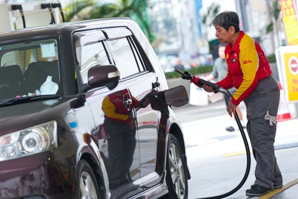 A petrol station in Mong Kok. Photo: Jelly Tse