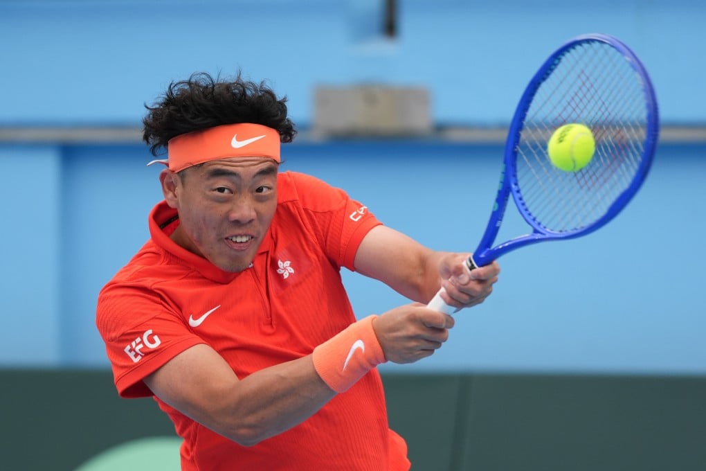 Coleman Wong’s win over world No 64 Dzumhur was his second from one set down in two days after he beat Argentine Roman Andres Burruchaga, the world No 98, on Monday. Photo: Eugene Lee