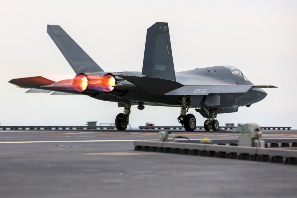 Modern Chinese fighter jets, including the J-35, have radars built on third-generation gallium nitride technology. Photo: Xinhua