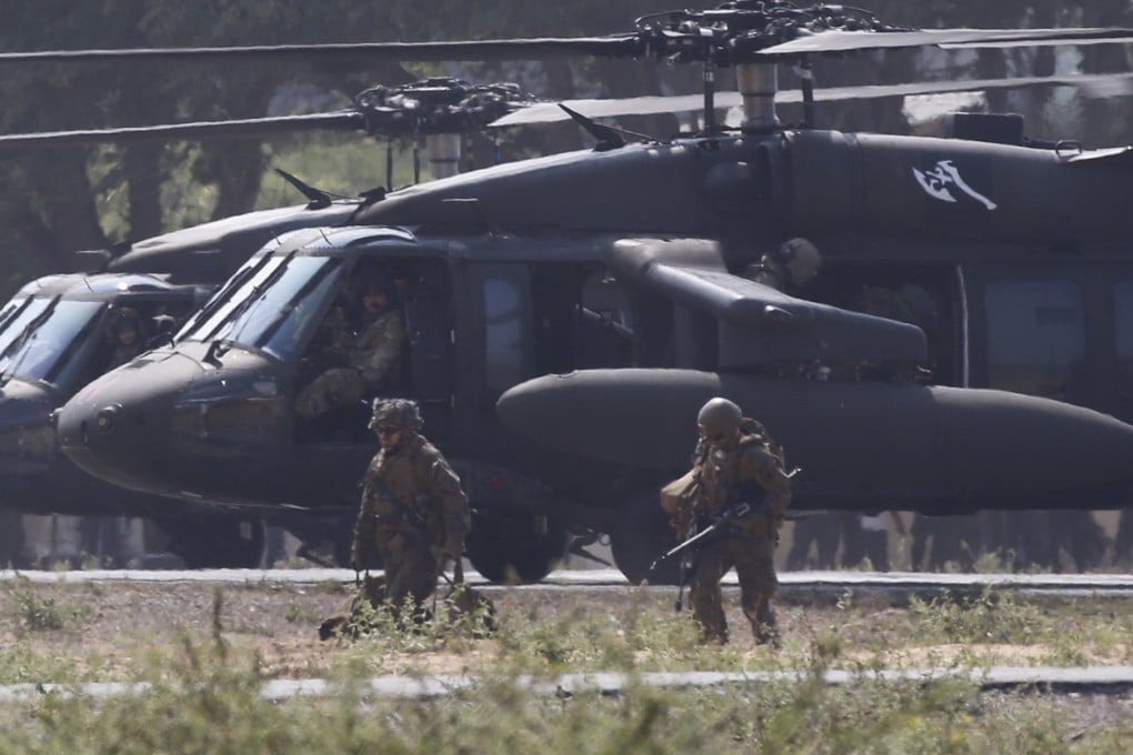 US Marines take part in amphibious assault training as part of the Cobra Gold joint military exercise in Thailand on February 26. Photo: EPA