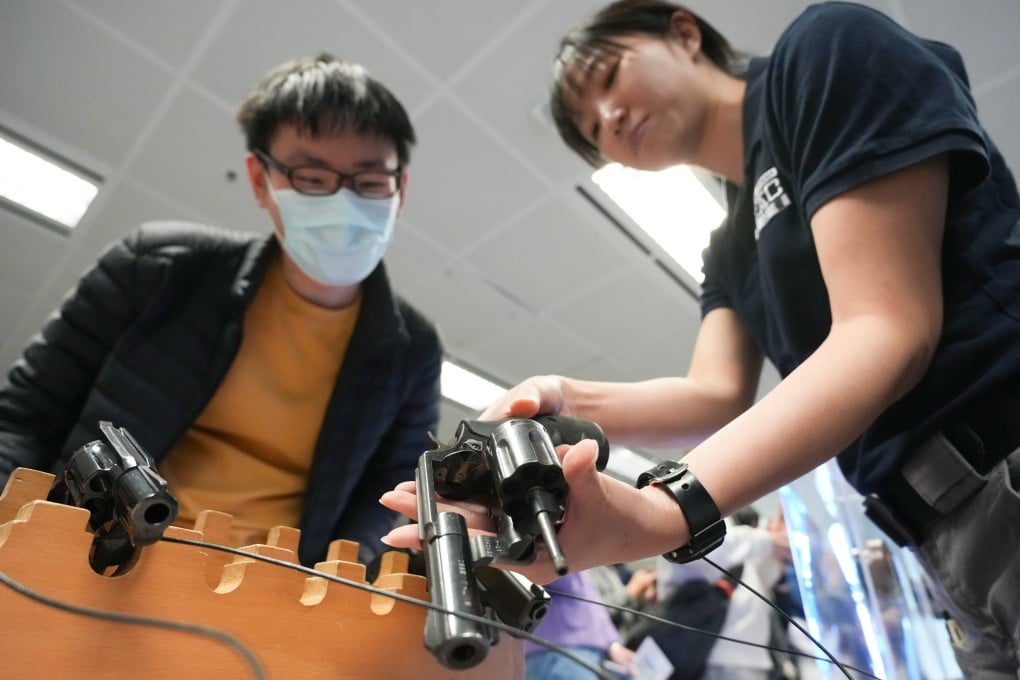 Participants attend the ICAC’s learning event at its headquarters in North Point on Saturday. Photo: Karma Lo