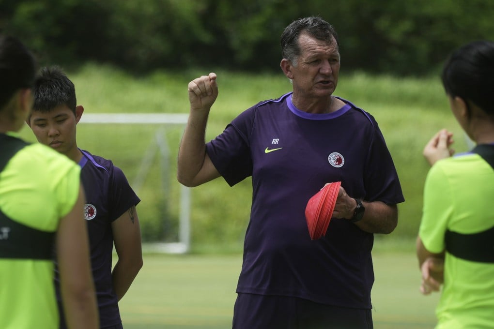 Ricardo Rambo leads his Hong Kong women’s side through a training session. Photo: Sun Yeung