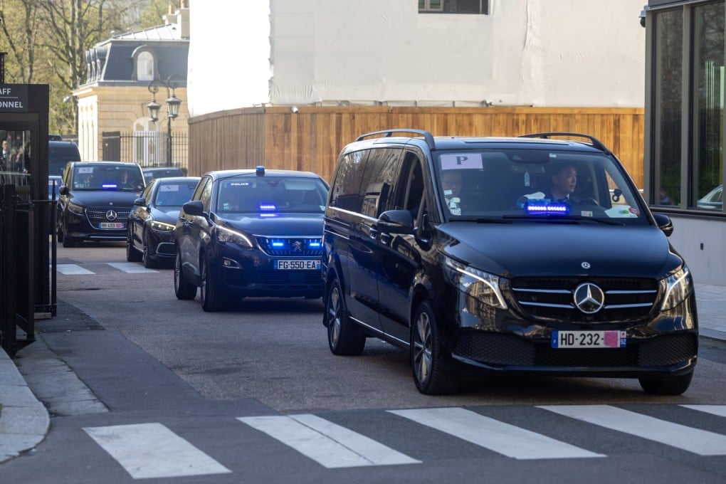 The Chinese delegation arrives in Paris for trade talks with the United States on Sunday. The first meeting between the world’s two biggest economies proved to be a low-key affair. Photo: EPA
