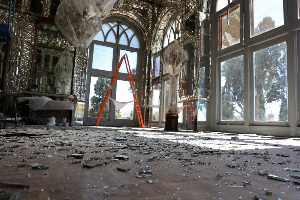 The historical Golestan Palace in Tehran, Iran, was damaged by an Israeli and US strike on March 2. Photo: via Reuters