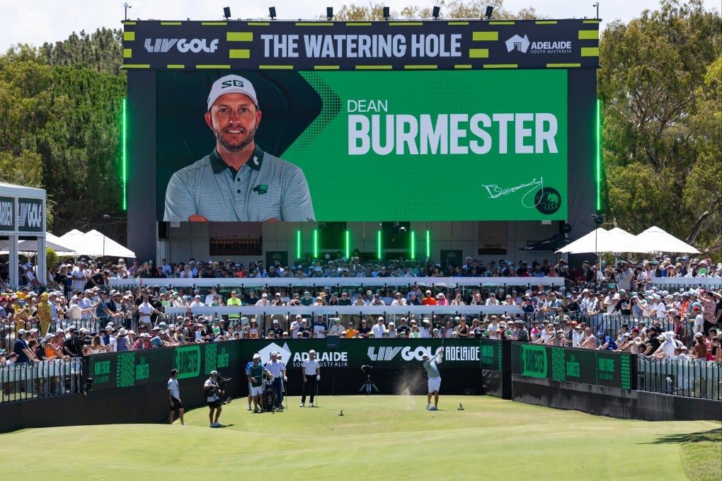 Dean Burmester of Southern Guards GC during the final round of LIV Golf Adelaide. Photo: LIV Golf