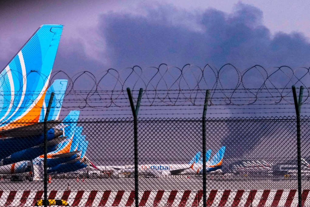 The suspension of Hong Kong travel agency tours to the Middle East came after  renewed Iranian drone strikes on Dubai International Airport and other infrastructure in the United Arab Emirates. Photo: AP