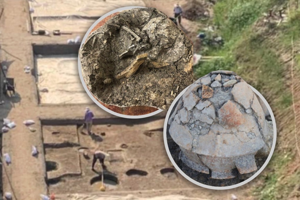 Recent research suggested that ancient jar burials in China were primarily for newborns, stillborns, or miscarriages, as most infants did not survive to be breastfed. Photo: SCMP composite/Baidu/sciencedirect