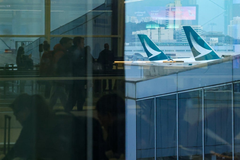 Cathay Pacific planes at Hong Kong International Airport. Photo: Jonathan Wong