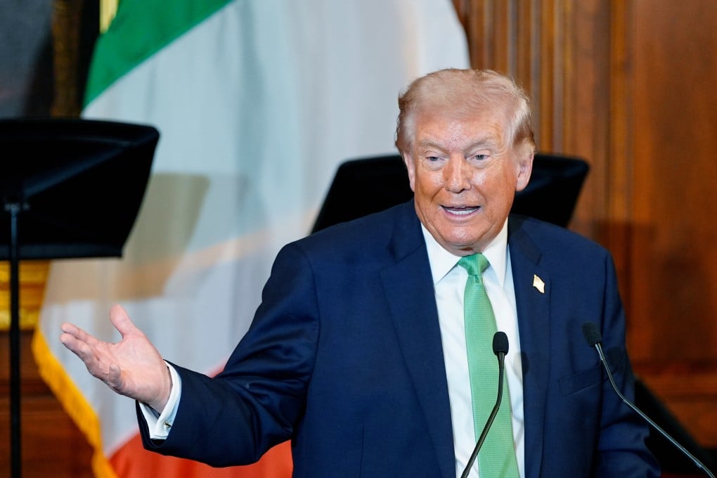 US President Donald Trump on Tuesday. Photo: AP