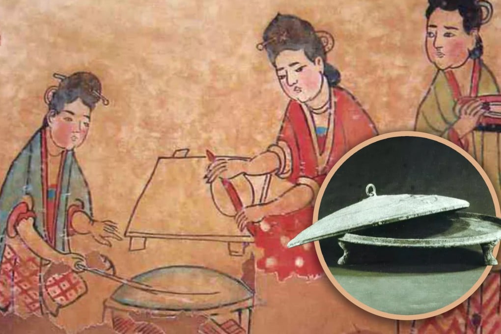 The origins of the Chinese pancake trace back more than 5,000 years, with references to cooking and consuming them appearing in numerous ancient paintings and poems. Photo: SCMP composite/QQ.com