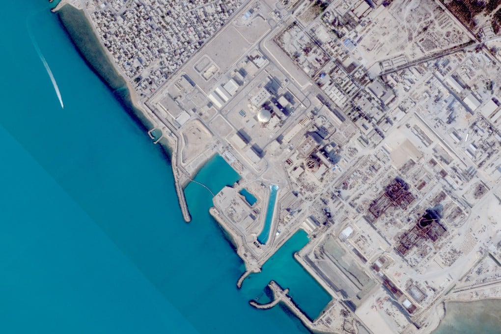 This satellite image from December 7, 2025 shows the Bushehr Nuclear Power Plant in Iran. Photo: Planet Labs PBC via AP