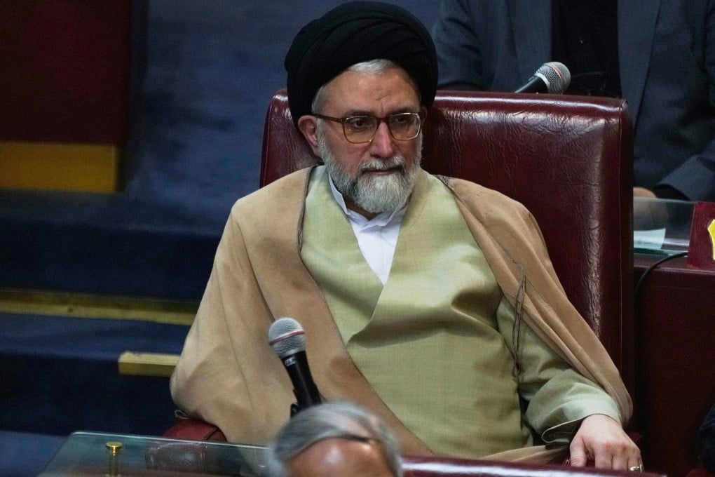 Iranian intelligence minister Esmail Khatib attends the inauguration ceremony of the sixth Assembly of Experts in Tehran on May 21, 2024. Photo: AP