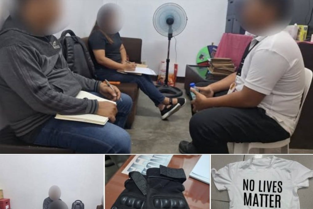 Philippine police thwarted a school shooting plot by radicalised teens and seized offensive materials from the suspects. Photo: Handout