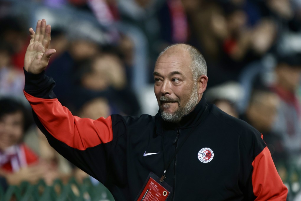 Roberto Losada acknowledges supporters before the Guangdong-Hong Kong Cup first leg back in December. Photo: Jonathan Wong