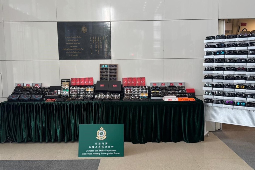 Customs displays evidence seized during the raids. Photo: Handout