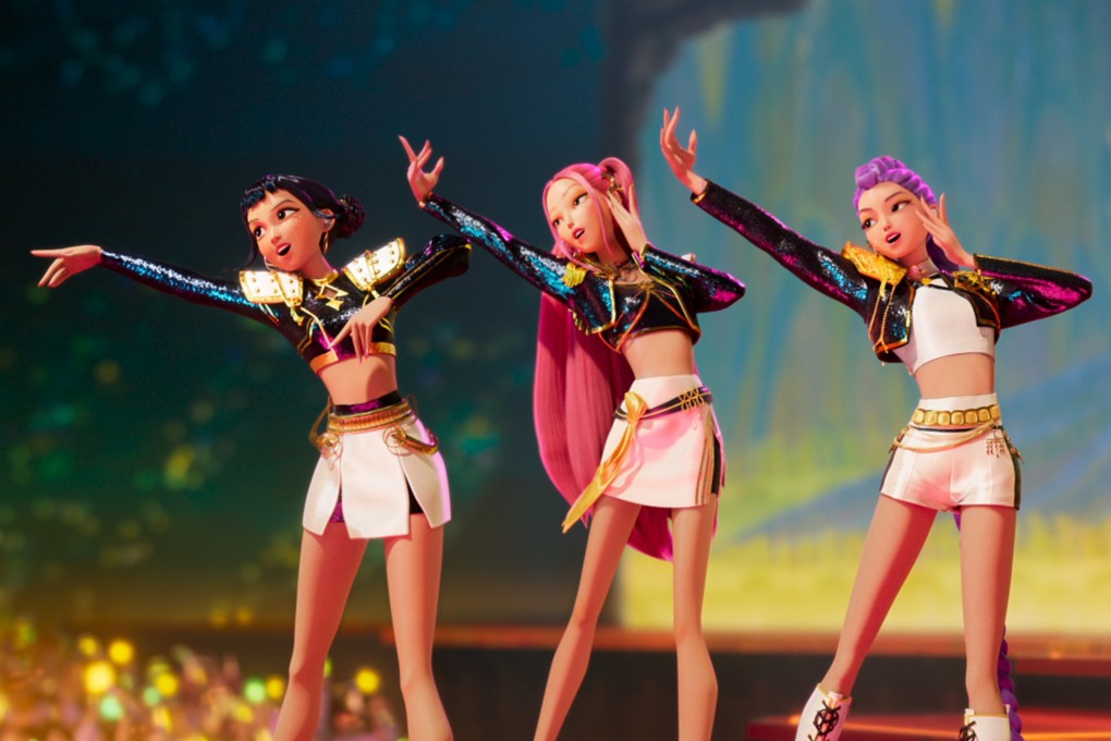 A still from KPop Demon Hunters. Netflix is negotiating with concert promoters to stage a live show featuring performances of the songs from the film. Photo: Netflix