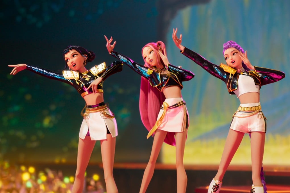 A still from KPop Demon Hunters. Netflix is negotiating with concert promoters to stage a live show featuring performances of the songs from the film. Photo: Netflix