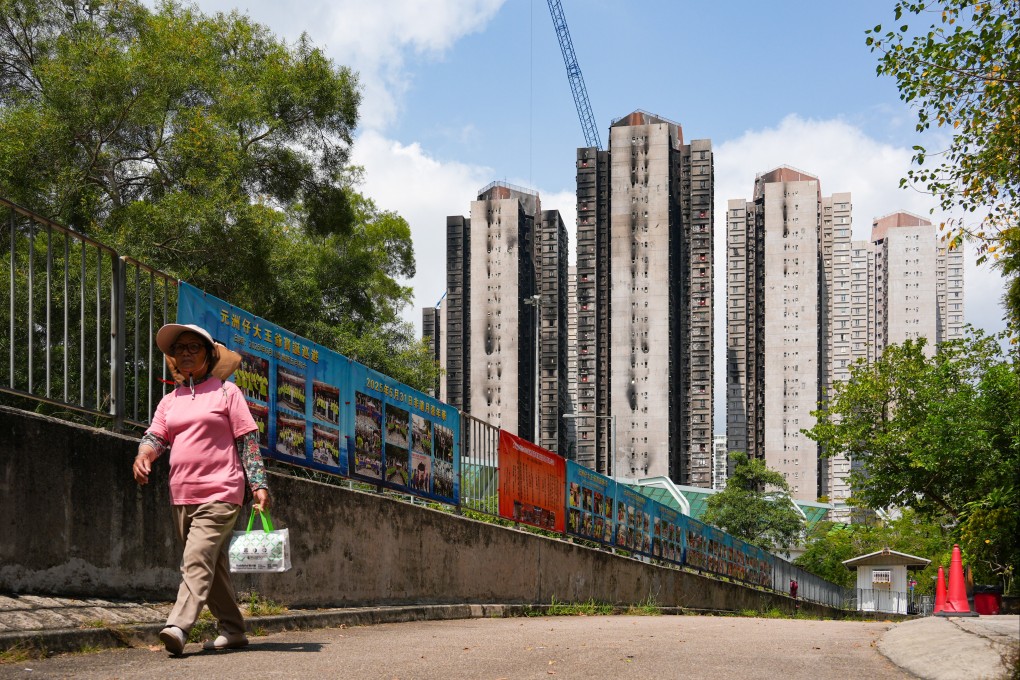 Seven blocks at Wang Fuk Court in Tai Po were devastated by the fire in November. Photo: Eugene Lee