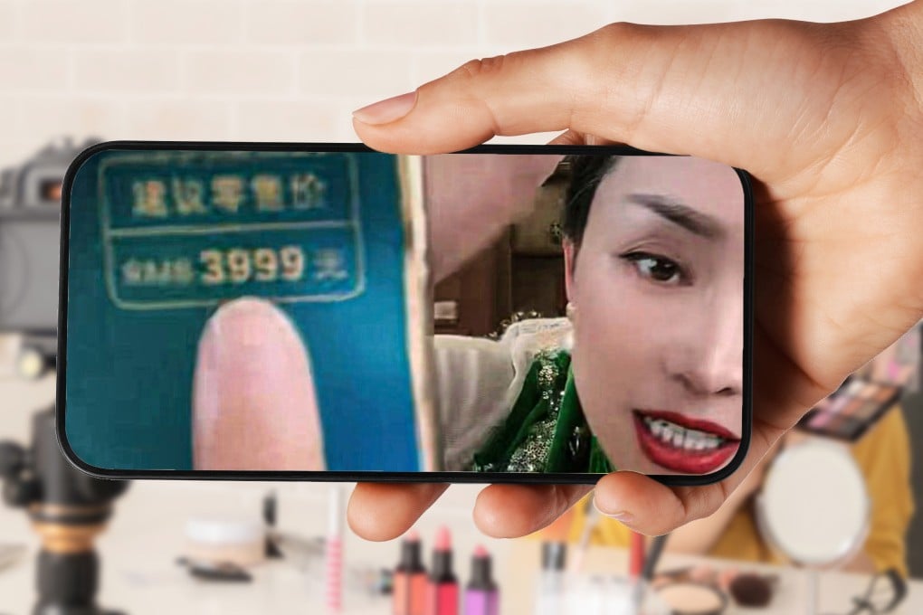 A online influencer in China has successfully marketed cheap beauty products for the elderly by tapping into the concept of filial piety. Photo: SCMP composite/Shutterstock/Douyin