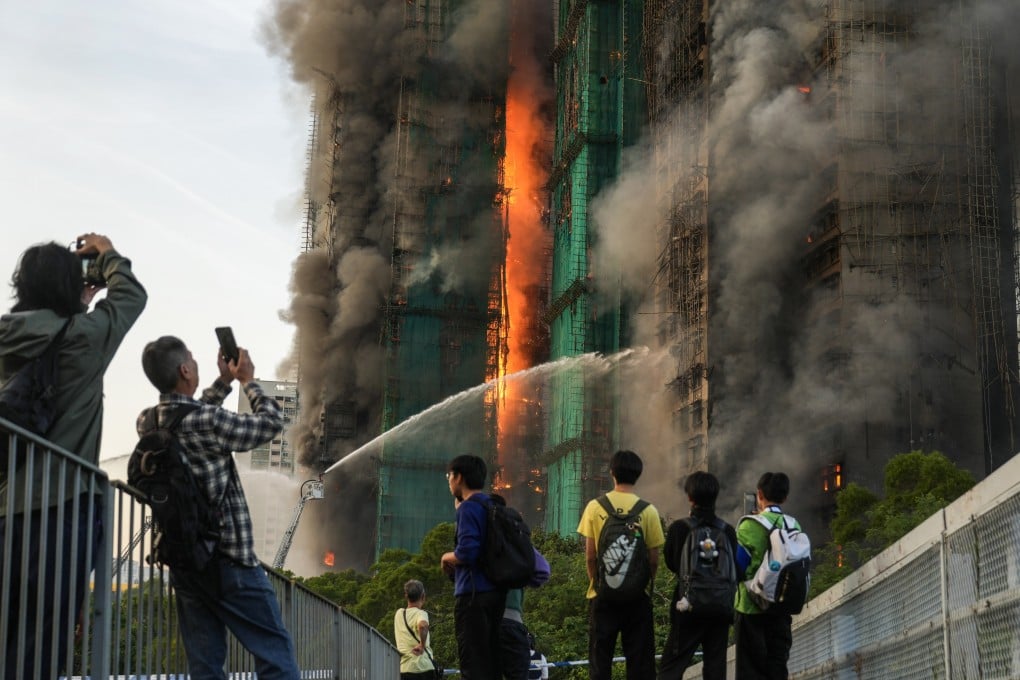 The fire that broke out at Wang Fuk Court on November 26 last year killed 168 people. Photo: Sam Tsang