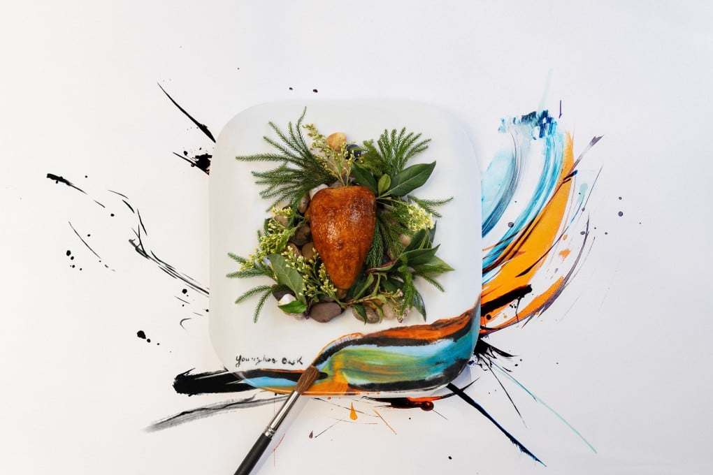 Six Hong Kong outlets are celebrating Art Month with special offerings, such as this roasted quail dish at Akira Back. Photo: Handout