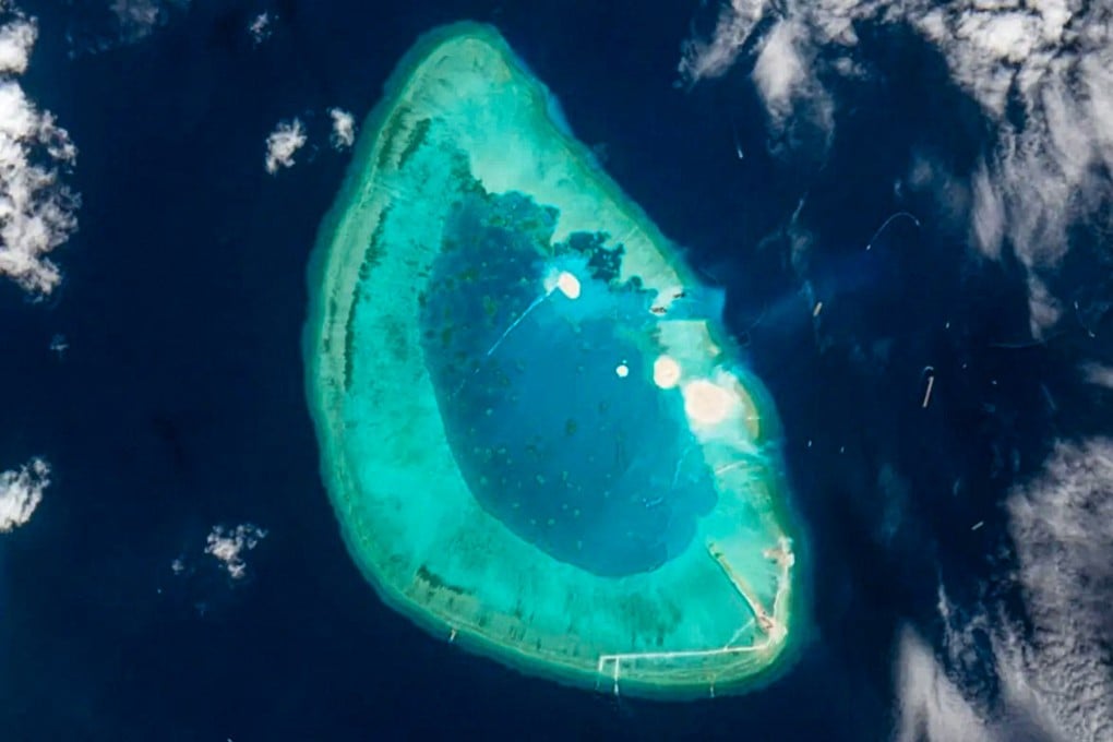 Antelope Reef is strategically located about 300km from Sanya, a major base for Chinese naval and air forces overseeing the South China Sea. Photo: European Union