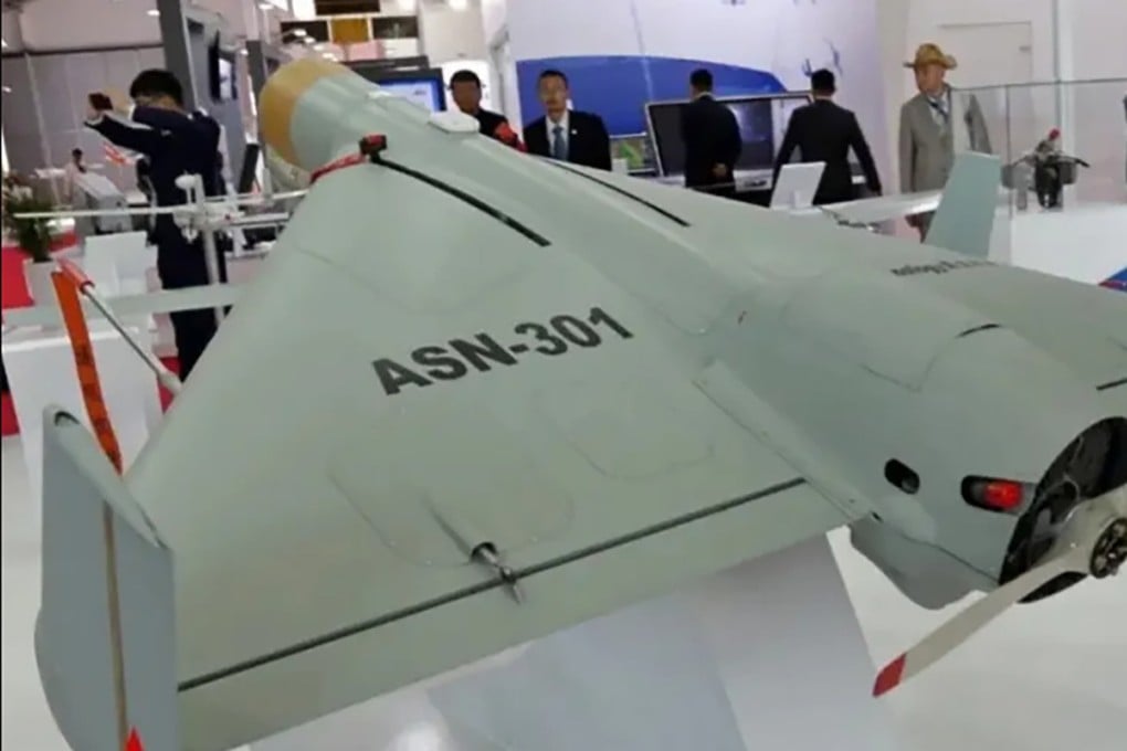 China’s ASN-301, anti-radiation loitering munition, which shares the Iranian Shahed-136’s aerodynamic delta-wing design. Photo: Handout