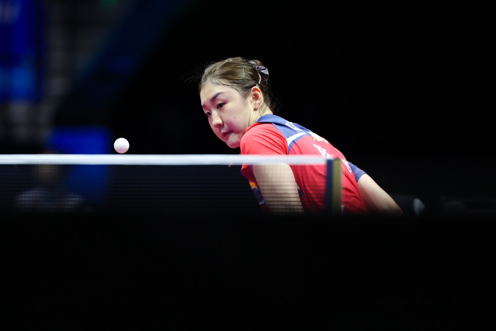 Chen Meng says she will keep playing table tennis “as long as there are the right events”. Photo: Xinhua
