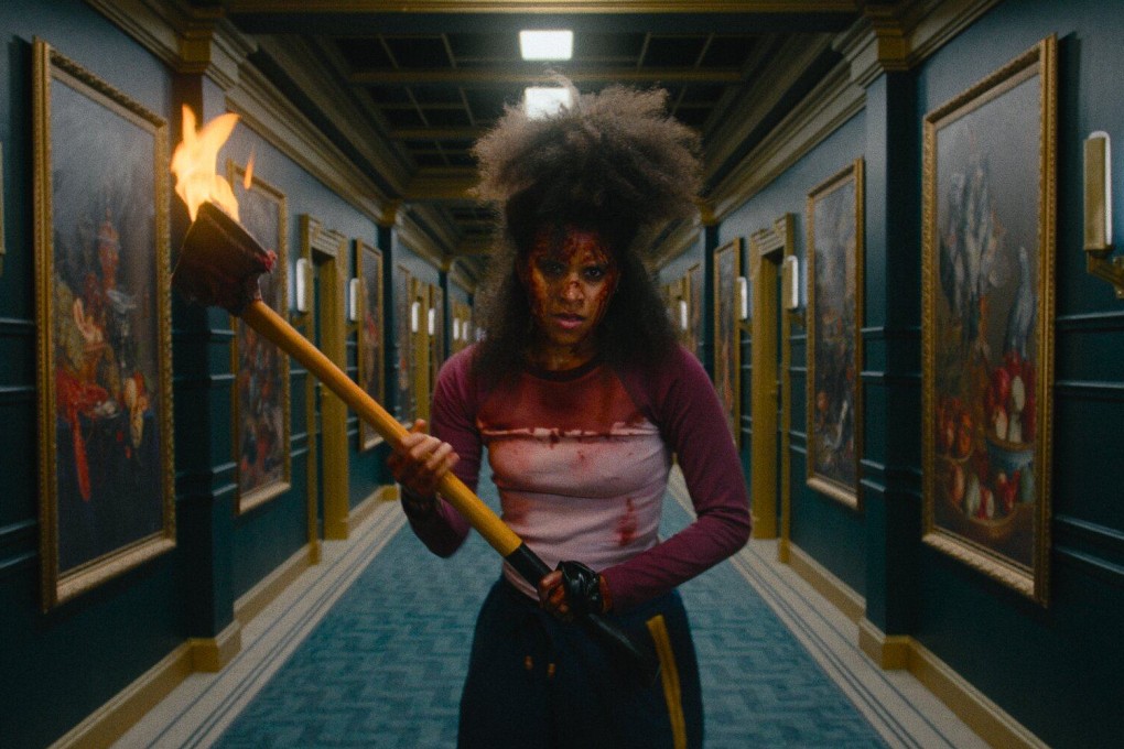 Zazie Beetz in a still from They Will Kill You (category III), directed by Kirill Sokolov. Tom Felton and Patricia Arquette co-star.