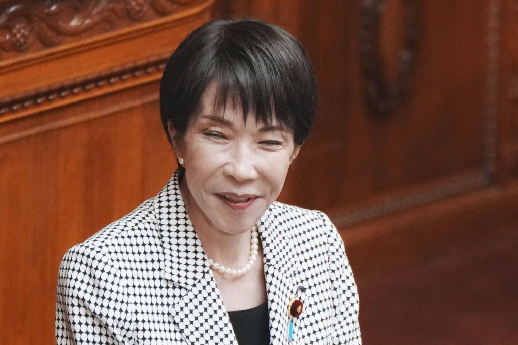 Japan’s Prime Minister Sanae Takaichi answers questions during a plenary session of the House of Councillors, the upper house of the National Diet of Japan, in Tokyo on Monday. Photo: AFP