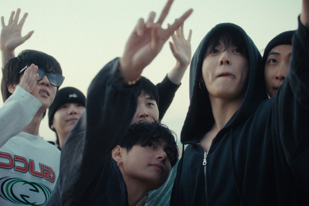 BTS members in a still from BTS: The Return, the Netflix documentary about the K-pop group’s return from national service and their latest album, Arirang. Photo: Netflix
