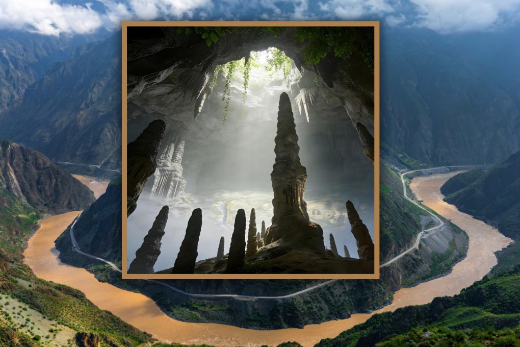 A team of scientists analysed data from a stalagmite in Heshang Cave, located in Hubei province, which, because of its low nutrient levels, has proven to be an invaluable resource for reconstructing ancient climate models. Photo: SCMP composite/Science China Press/Shutterstock