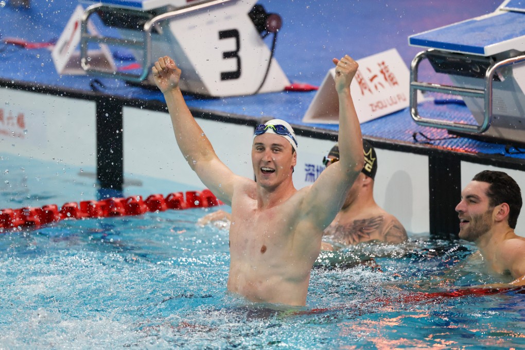 Cameron McEvoy clocked 20.88 seconds in the 50m freestyle at the China Open last Friday to break a world record set by Brazilian César Cielo in 2009. Photo: Xinhua