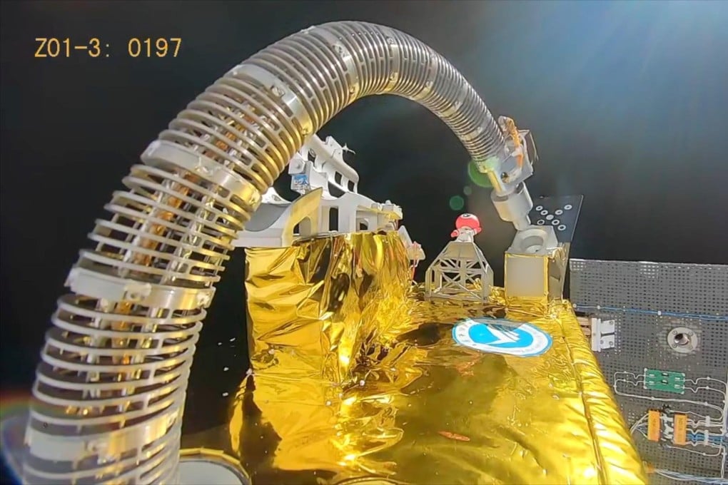 The technology demonstration satellite known as Hukeda-2 has carried out refuelling and compliance control tests with its flexible arm. Photo: Handout