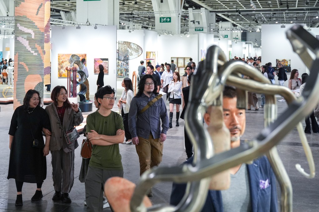 Art Basel holds a preview at the Hong Kong Convention and Exhibition Centre. Photo: Eugene Lee