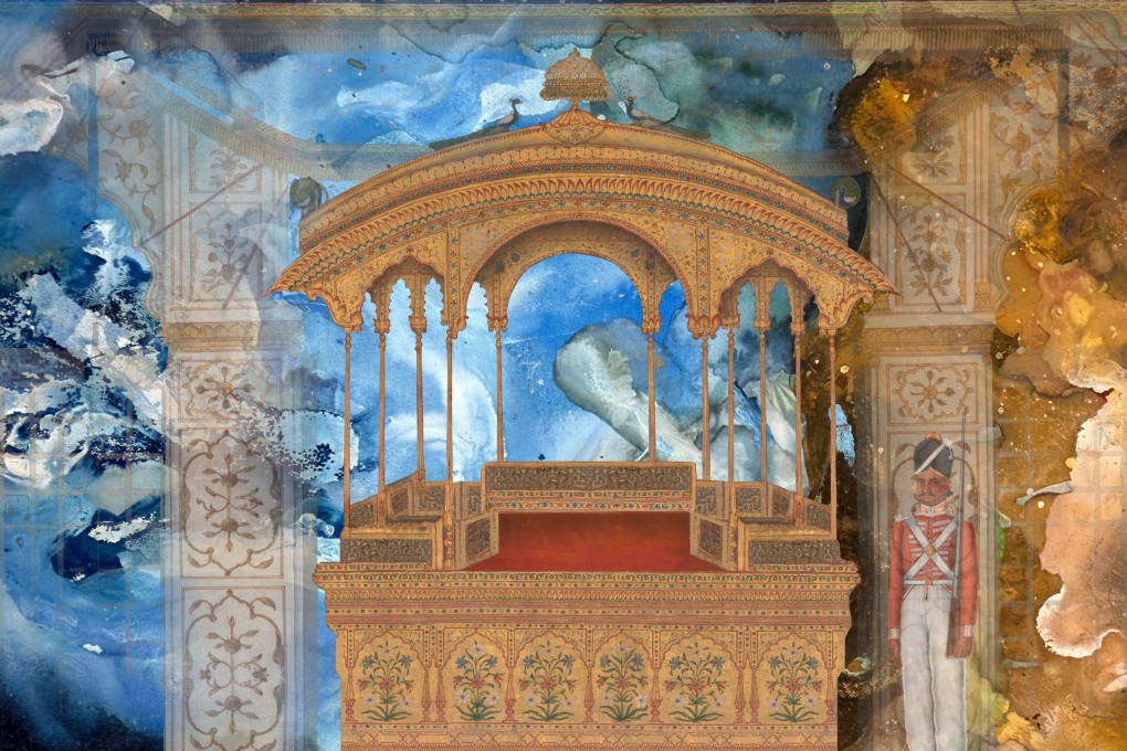 A still from “3 to 12 Nautical Miles”, by Shahzia Sikander, a new work co-commissioned by M+ and Art Basel for the M+ facade in 2026. Photo: courtesy of Shahzia Sikander