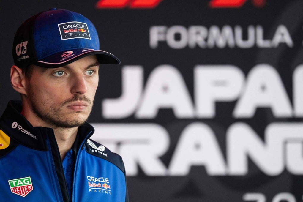 Red Bull Racings Dutch driver Max Verstappen prepares to speak to the press on Thursday ahead of Sunday’s Formula 1 Japanese Grand Prix in Suzuka. Photo: AFP