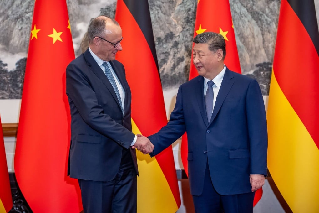 German Chancellor Friedrich Merz and Chinese President Xi Jinping meet at the Diaoyutai State Guesthouse in Beijing on February 25. Photo: dpa
