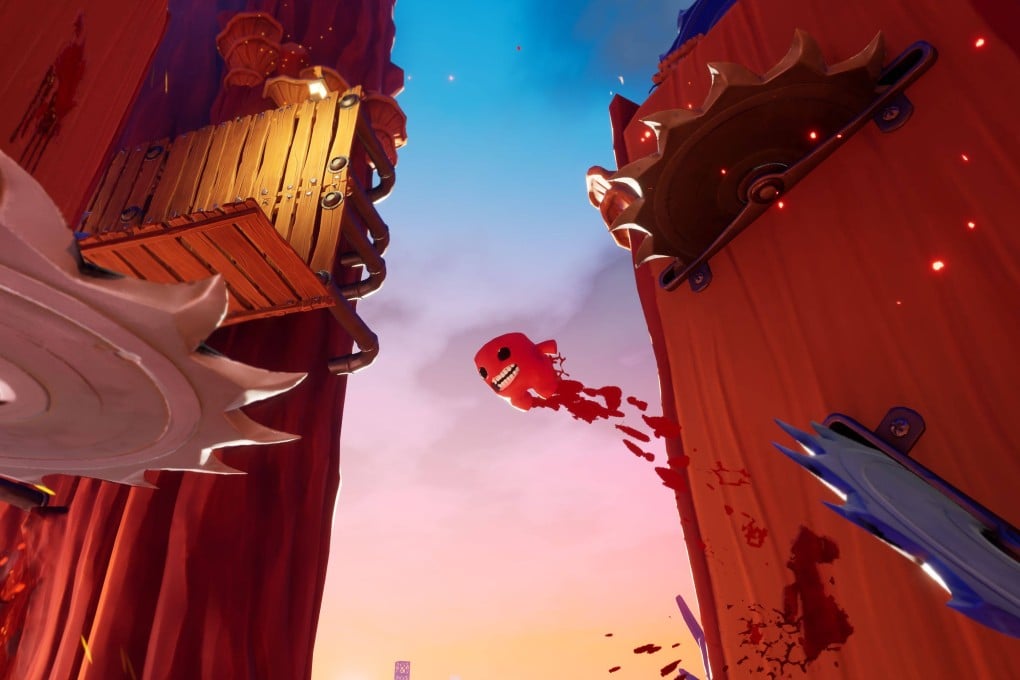 A screen grab from Super Meat Boy, on Nintendo Switch 2. Photo: Team Meat