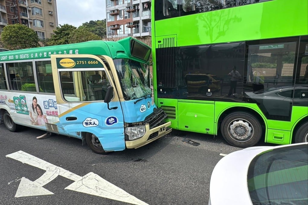 The crash occurred on Siu Lek Yuen Road. Photo: Handout