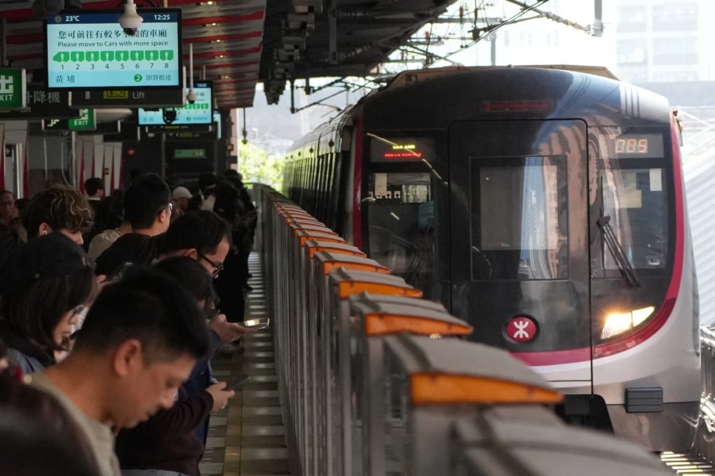 The last MTR fare hike occurred in 2024, when the corporation increased fares by an overall 3.09 per cent. Photo: Jelly Tse