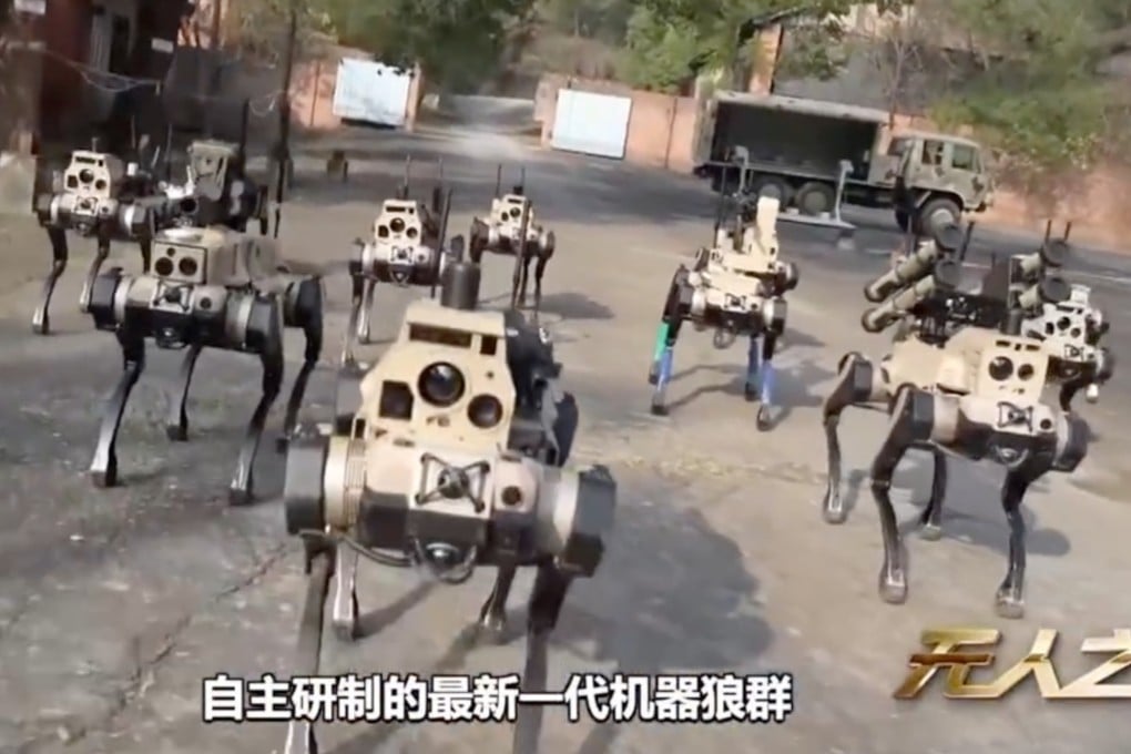 The wolf pack operates through a shared sensing network, which acts like a collective brain allowing for collaboration and joint decision-making. Photo: CCTV