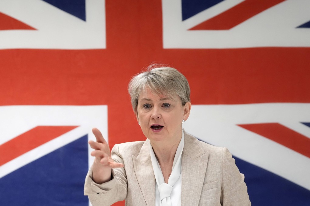 Foreign secretary Yvette Cooper says in Britain’s six-monthly report on the implementation of the Sino-British Joint Declaration that the UK government will continue to press for Jimmy Lai’s release. Photo: dpa