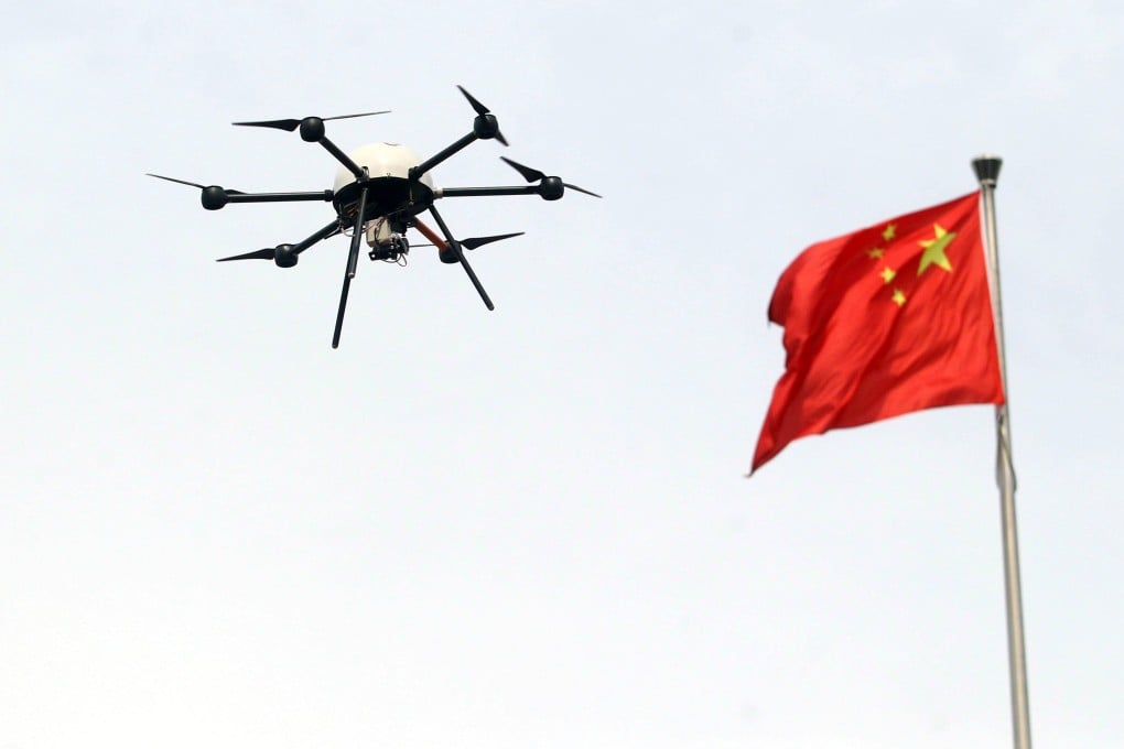 A new regulation prohibits storing more than three drones or 10 core components at a single location within Beijing’s sixth ring road. Photo: AFP